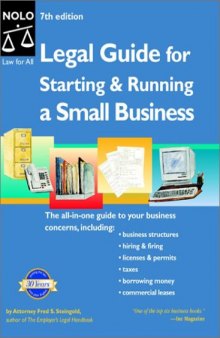 The Legal Guide for Starting & Running a Small Business