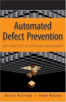 Automated Defect Prevention: Best Practices in Software Management