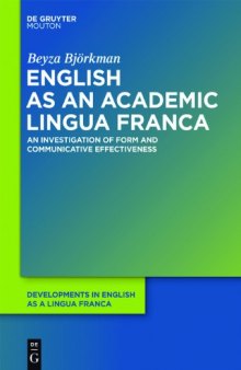 English as an Academic Lingua Franca