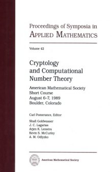 Cryptology and Computational Number Theory