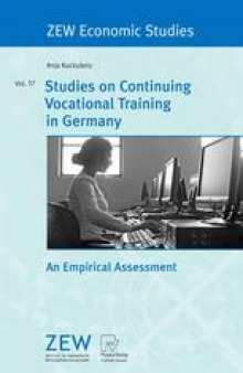 Studies on Continuing Vocational Training in Germany: An Empirical Assessment