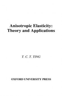 Anisotropic elasticity