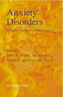 Anxiety Disorders: A Pocket Guide for Primary Care