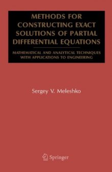 Methods for Constructing Exact Solutions of Partial Differential Equations