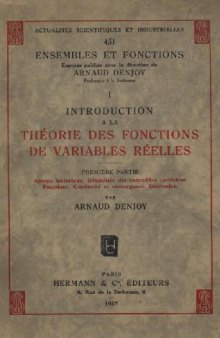 Introduction a la Theorie des Fonctions de Variables Reelles