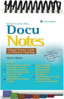 DocuNotes - Clinical Pocket Guide to Effective Charting