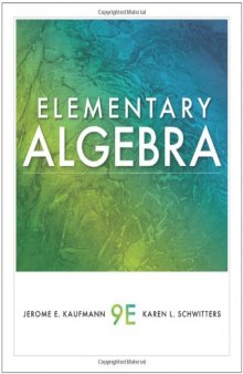 Elementary Algebra (9th Edition)  