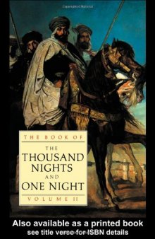 The Book of the Thousand Nights and One Night (Vol. 2)