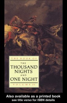 The Book of the Thousand Nights and One Night (Vol. 4)