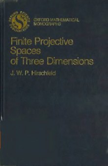 Finite projective spaces of three dimensions