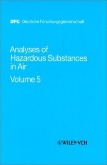 Analyses of Hazardous Substances in Air, Volume 5