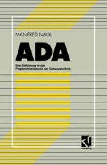 ADA: Eine Einführung in die Programmiersprache der Softwaretechnik