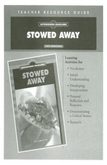 Stowed Away Teacher Resource Guide (Astonishing Headlines)