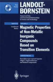 Perovskite-type layered cuprates (high-T(c) superconductors and related compounds)