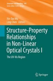 Structure-Property Relationships in Non-Linear Optical Crystals I: The UV-Vis Region