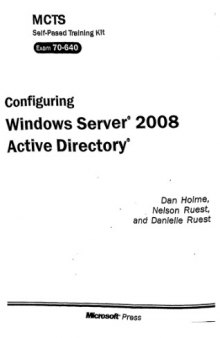 Настройка Active Directory Windows Server 2008. Учебный курс Microsoft