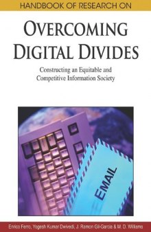 Handbook of Research on Overcoming Digital Divides: Constructing an Equitable and Competitive Information Society