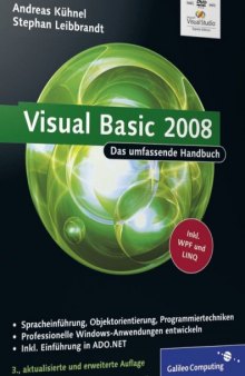 Visual Basic 2008: Das umfassende Handbuch, 3. Auflage