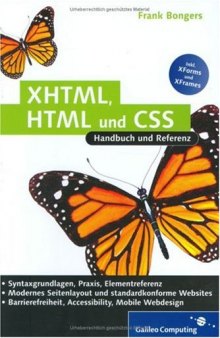 XHTML, HTML und CSS: Handbuch und Referenz