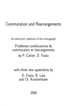Commutation and Rearrangements