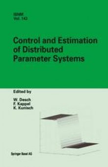 Control and Estimation of Distributed Parameter Systems: International Conference in Maria Trost (Austria), July 15–21, 2001