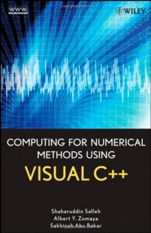 Computing for Numerical Methods Using Visual C++ 