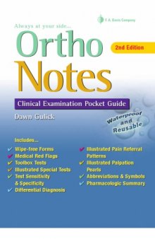 Ortho Notes: Clinical Examination Pocket Guide, 2nd Edition