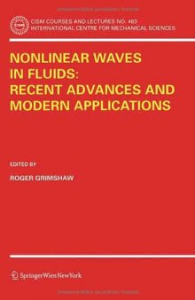 Nonlinear Waves in Fluids: Recent Advances and Modern Applications