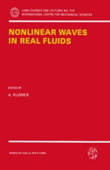 Nonlinear Waves in Real Fluids