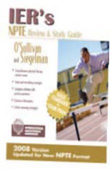 National Physical Therapy Examination Review and Study Guide (2008 NPTE)