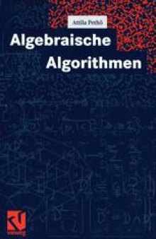 Algebraische Algorithmen