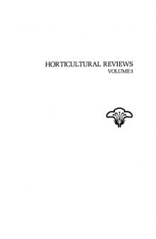 Horticultural Reviews, Volume 3
