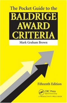 The Pocket Guide to the Baldrige Award Criteria - 15th Edition (5-Pack)