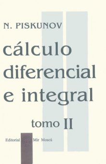 Calculo Diferencial e Integral – Tomo II