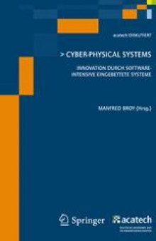 Cyber-Physical Systems: Innovation Durch Software-Intensive Eingebettete Systeme