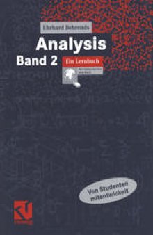 Analysis Band 2: Ein Lernbuch