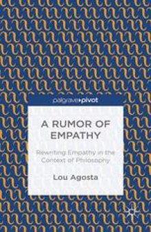 A Rumor of Empathy: Rewriting Empathy in the Context of Philosophy