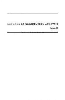 Methods of biochemcial analysis