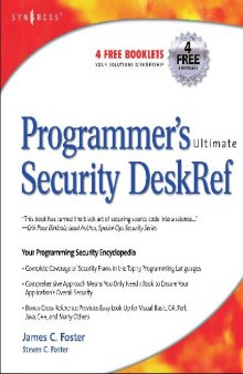 Programmer's Ultimate Security Desk Reference