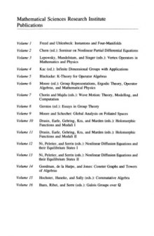 Galois Groups over Q: Proceedings of a Workshop Held March 23-27, 1987 (Mathematical Sciences Research Institute Publications)