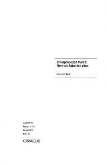 Oracle Enterprise DBA - Network Administration, Instructor Guide