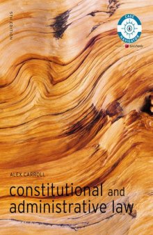 Constitutional and Administrative Law, 5th Edition (Foundation Studies in Law Series)  