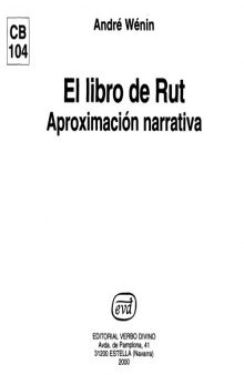 El Libro de Rut: Aproximacion Narrativa