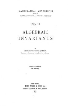 Algebraic invariants