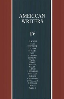 AMERICAN WRITERS, Volume 4