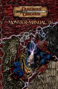 Monster Manual IV (Dungeons & Dragons d20 3.5 Fantasy Roleplaying)