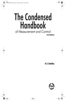 The Condensed Handbook of Measurement and Control, 3rd Edition