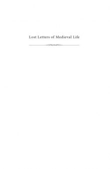 Lost Letters of Medieval Life. English Society, 1200-1250