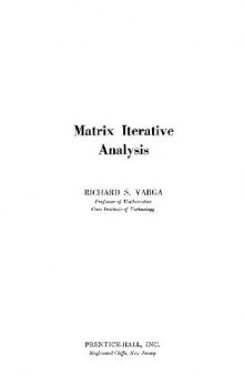 Matrix iterative analysis