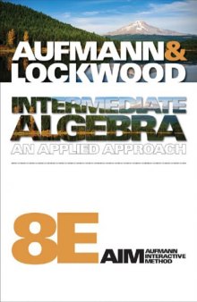 Intermediate Algebra: An Applied Approach, 8th Edition  